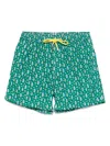 Mc2 Saint Barth Lighting Swim Shorts In Green