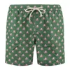 Mc2 Saint Barth Lighting Swimsuit In Lightweight Fabric With All Over Micro Patterned Octopuses