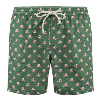 MC2 SAINT BARTH MC2 SAINT BARTH LIGHTING SWIMSUIT IN LIGHTWEIGHT FABRIC WITH ALL OVER MICRO PATTERNED OCTOPUSES