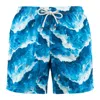 Mc2 Saint Barth Lighting Swimsuit In Lightweight Fabric With Surfers Wave