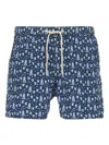 Mc2 Saint Barth Lightning Patterned Swim Shorts
