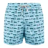 Mc2 Saint Barth Lightweight Fabric Lighting Swimsuit With Forte Beach Cabana Print