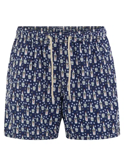 MC2 SAINT BARTH LIGHTWEIGHT FABRIC SWIM BOXER SHORTS WITH PRINT