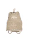 Mc2 Saint Barth Linen Boat Backpack In Multi