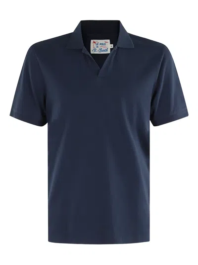 MC2 SAINT BARTH LINEN POLO SHIRT