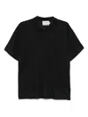 Mc2 Saint Barth Linen Polo Shirt In Black
