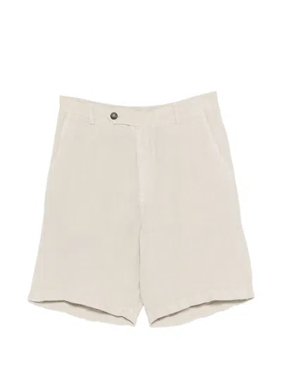 Mc2 Saint Barth Linen Sebastian Pants In White
