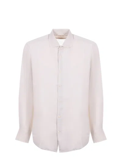 Mc2 Saint Barth Linen Shirt In Neutral