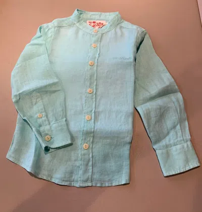 Mc2 Saint Barth Linen Shirt In Green