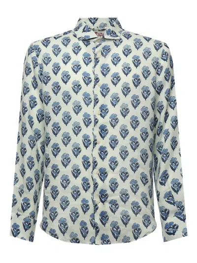 Mc2 Saint Barth Linen Shirt In Blue
