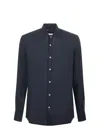 Mc2 Saint Barth Linen Shirt In Blue