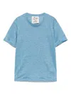 Mc2 Saint Barth Linen T-shirt In Blue