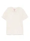 Mc2 Saint Barth Linen T-shirt In Neutral