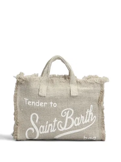 Mc2 Saint Barth Kids' Linen Tote Bag