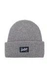 Mc2 Saint Barth "berry" Knitted Hat Accessories In Gray