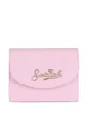 Mc2 Saint Barth Logo-detail Card Holder In Pink