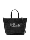 Mc2 Saint Barth Logo-embellished Top-handles Tote Bag In Black