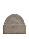 Mc2 Saint Barth Logo-embroidered Beanie Hat In Brown