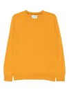 Mc2 Saint Barth Logo-embroidered Crew-neck Jumper In Orange