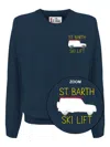 Mc2 Saint Barth Logo-embroidered Crew-neck Sweater In Multi