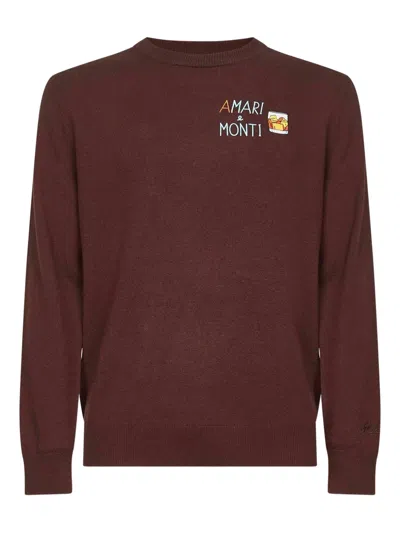 MC2 SAINT BARTH LOGO-EMBROIDERED CREW-NECK SWEATER