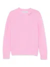 Mc2 Saint Barth Logo-embroidered Sweater In Pink