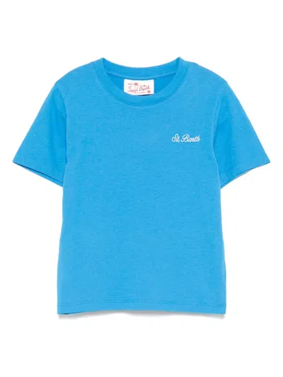 Mc2 Saint Barth Kids' Logo-embroidered T-shirt