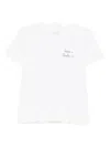 Mc2 Saint Barth Logo-embroidered T-shirt In White