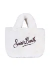 Mc2 Saint Barth Logo-embroidered Tote Bag In White