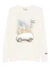 Mc2 Saint Barth Logo-embroidery Sweatshirt In White