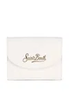 Mc2 Saint Barth Logo-lettering Cardholder In White