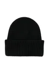 Mc2 Saint Barth Logo-patch Beanie Hat In Black