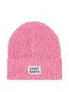 Mc2 Saint Barth Logo-patch Beanie Hat In Pink