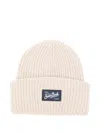 Mc2 Saint Barth Logo-patch Beanie In Neutral