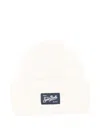 Mc2 Saint Barth Logo-patch Beanie In Neutral