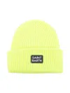 Mc2 Saint Barth Logo-patch Beanie In Yellow