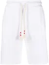 Mc2 Saint Barth Logo-patch Bermuda Shorts In White