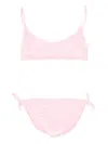 Mc2 Saint Barth Logo-patch Bikini In Pink