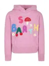 Mc2 Saint Barth Logo-patch Hoodie In Pink