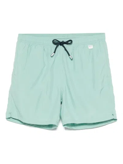 Mc2 Saint Barth Logo-patch Swim Shorts