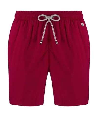 Mc2 Saint Barth Logo Patch Swim Shorts