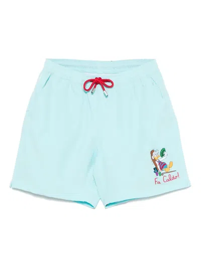 Mc2 Saint Barth Logo-patch Swim Shorts