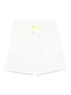 Mc2 Saint Barth Logo-patch Swim Shorts In White