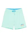 Mc2 Saint Barth Logo-patch Swim Shorts