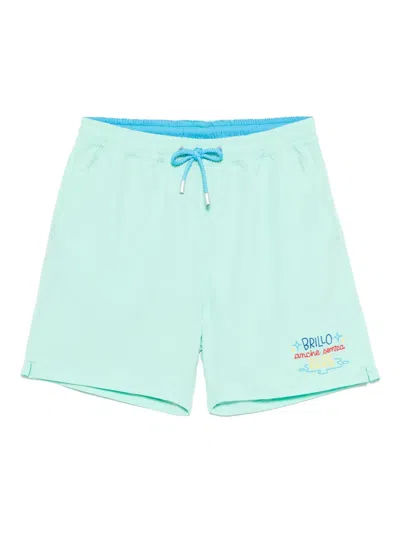 Mc2 Saint Barth Logo-patch Swim Shorts