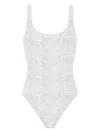 Mc2 Saint Barth Scoop Neckline High-cut Leg Sleeveless Textured Fabric