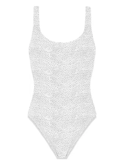 MC2 SAINT BARTH LOGO-PATCH SWIMSUIT