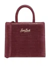 Mc2 Saint Barth Logo-plaque Tote Bag In Red
