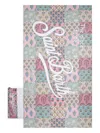 Mc2 Saint Barth Logo-print Beach Towel In Pink