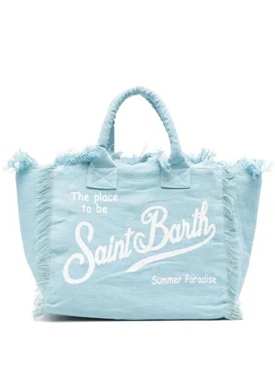 Mc2 Saint Barth Logo-print Cotton Tote Bag